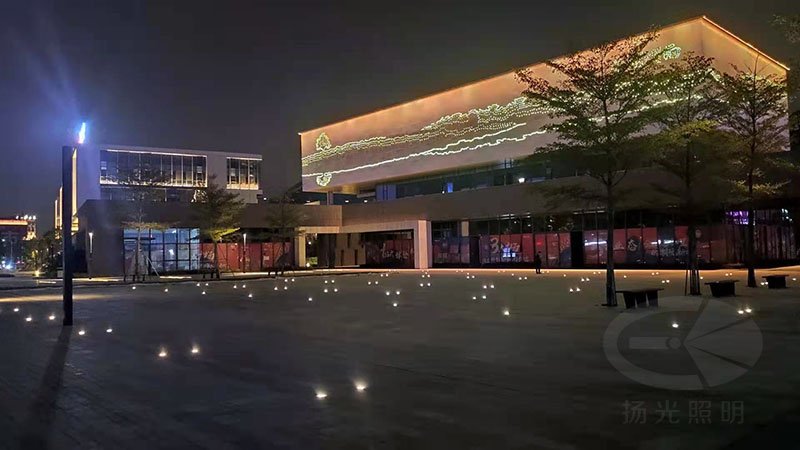 產業(yè)園夜景亮化工程實景圖